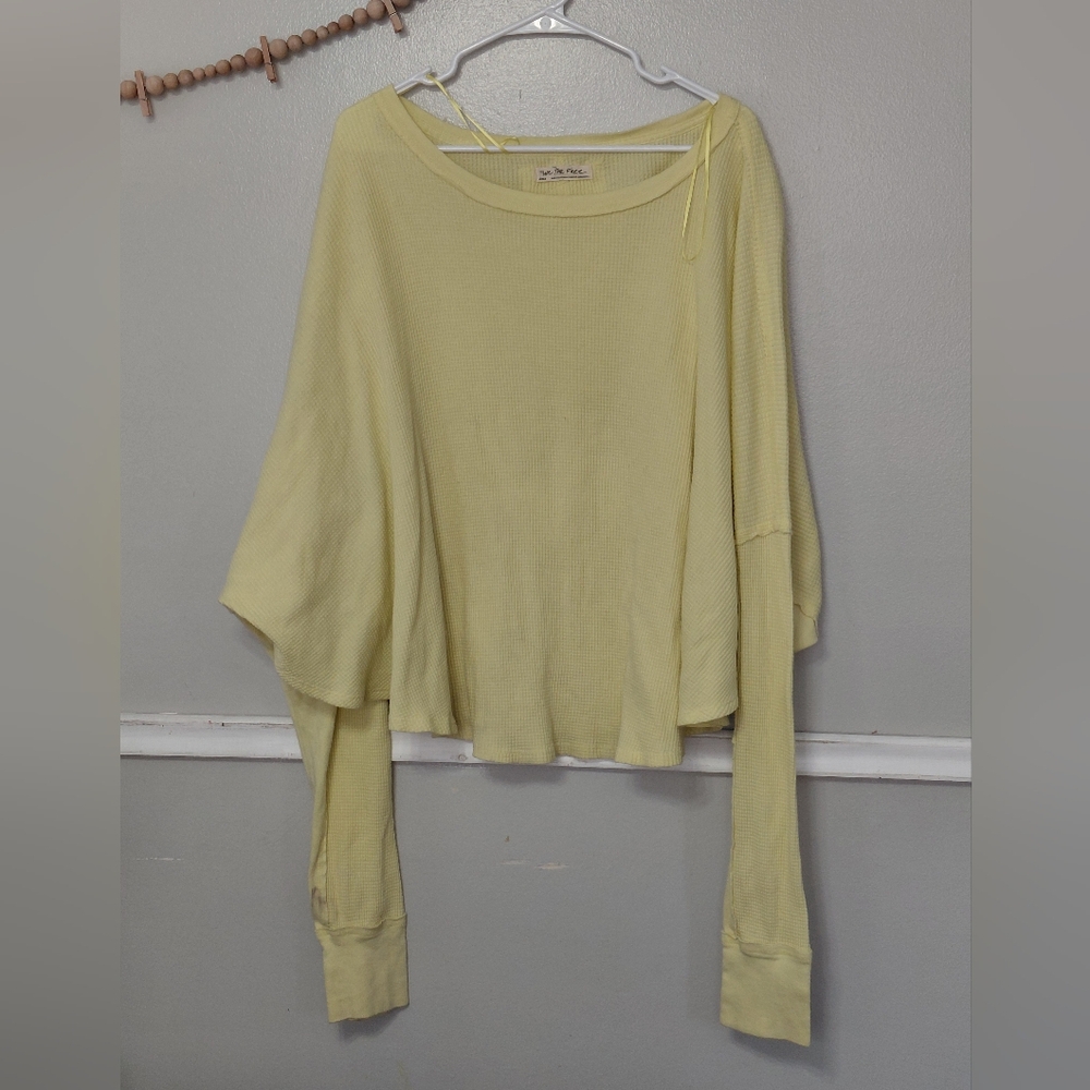 We The Free Yellow Long Sleeve Top
